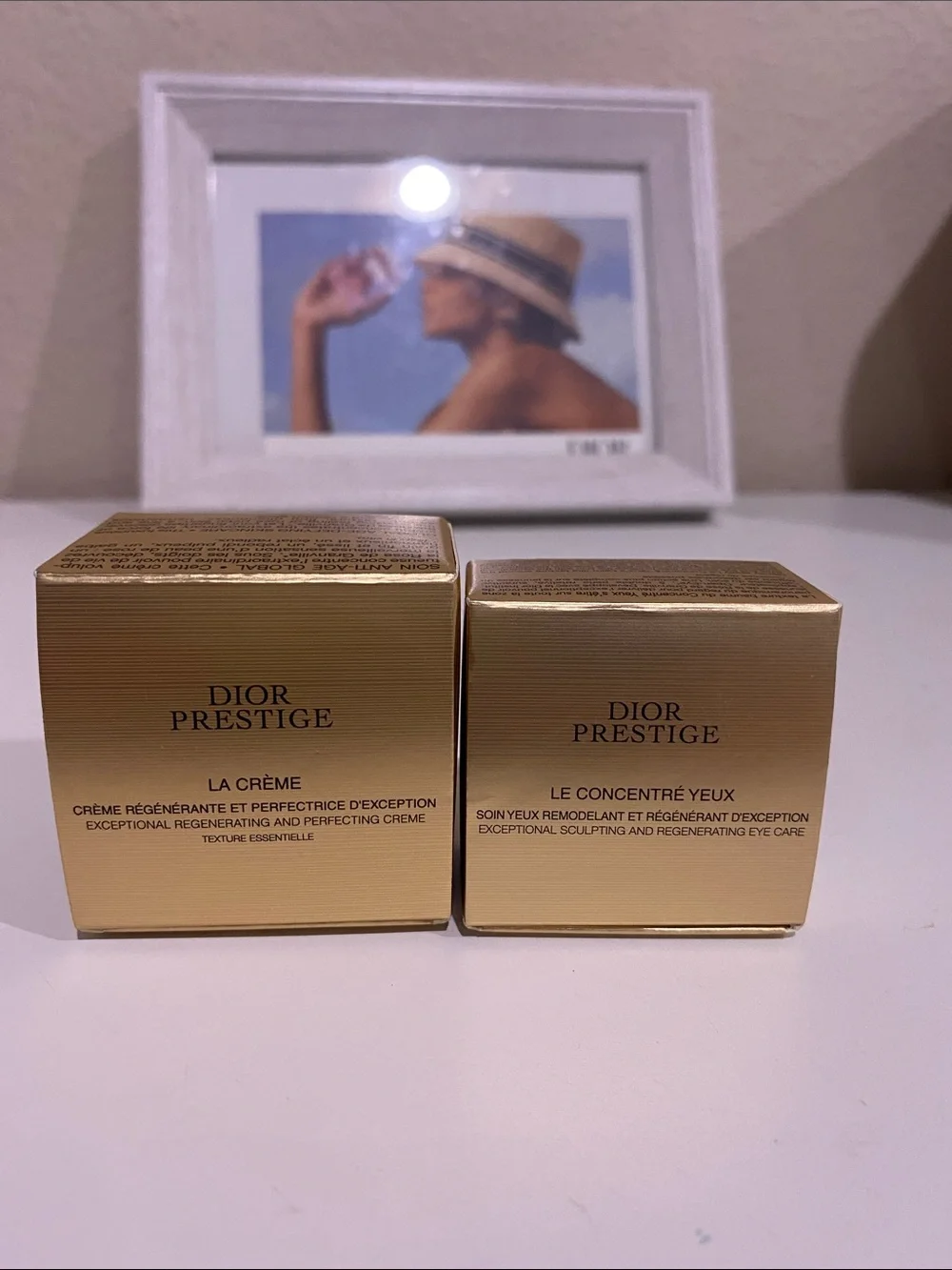 Dior Prestige La Crème & Eye Concentrate Set - Gold